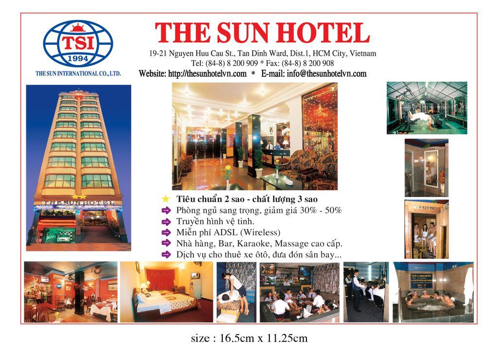 The Sun Hotel Ho Či Minovo Město Exteriér fotografie